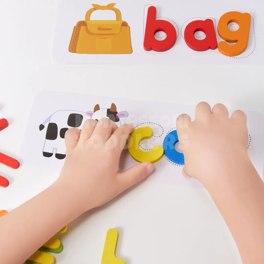 Toddlers Alphabet Puzzle - Spelling starts here! - Kicks & Crawls