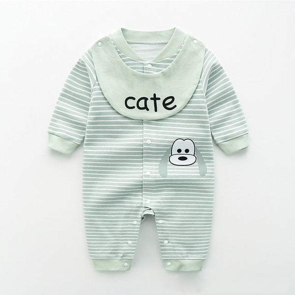 Baby Pajamas Cotton Short-sleeved Princess One-piece