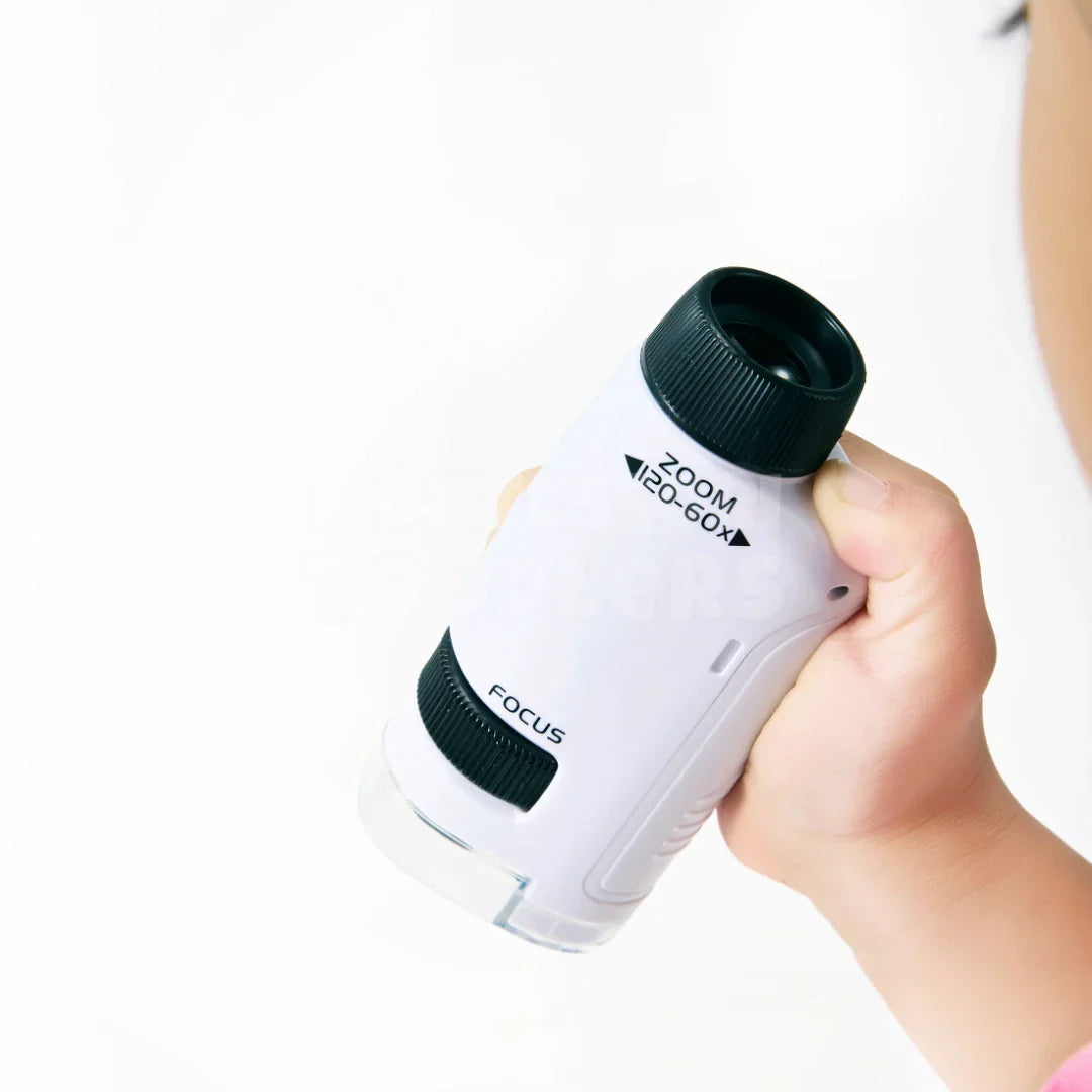Handheld Pocket Microscope for Kids – Portable Science Toy for Learning On-the-Go