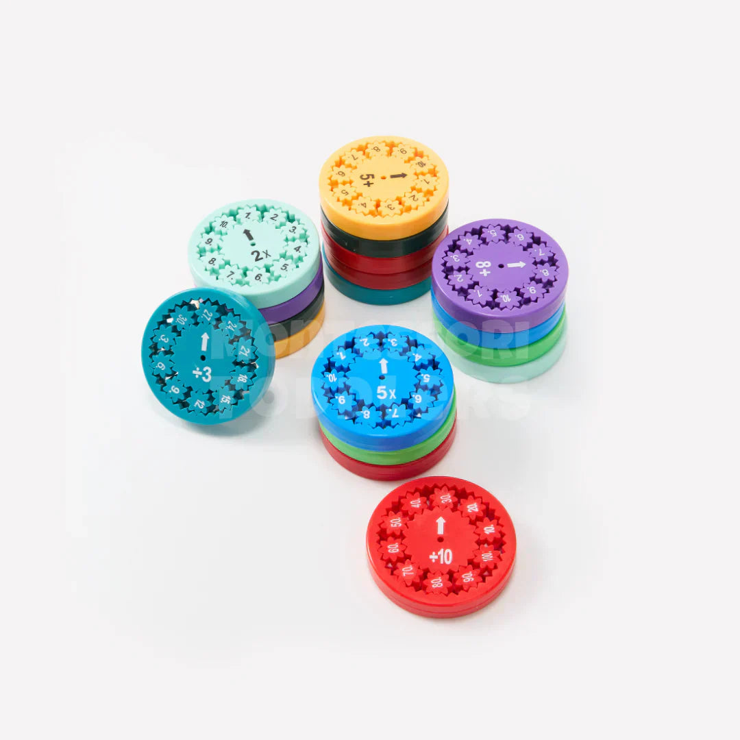 Toddlers Math Fact Fidget Spinners - Kicks & Crawls