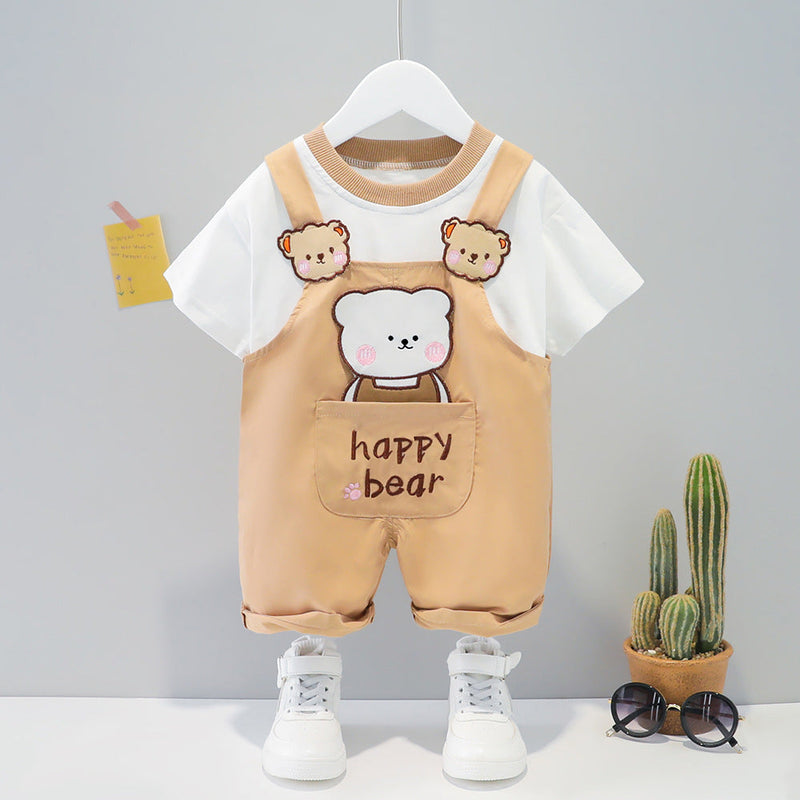 Baby Summer Cartoon Short-sleeve bodysuits