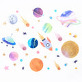 Toddlers Space Wall Stickers -  A journey to the stars! - Kicks & Crawls