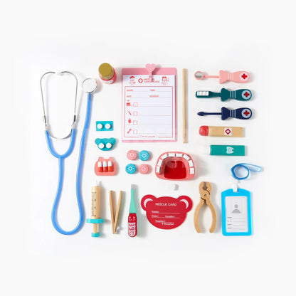 Toddlers Wooden Doctor Set - Kicks & Crawls