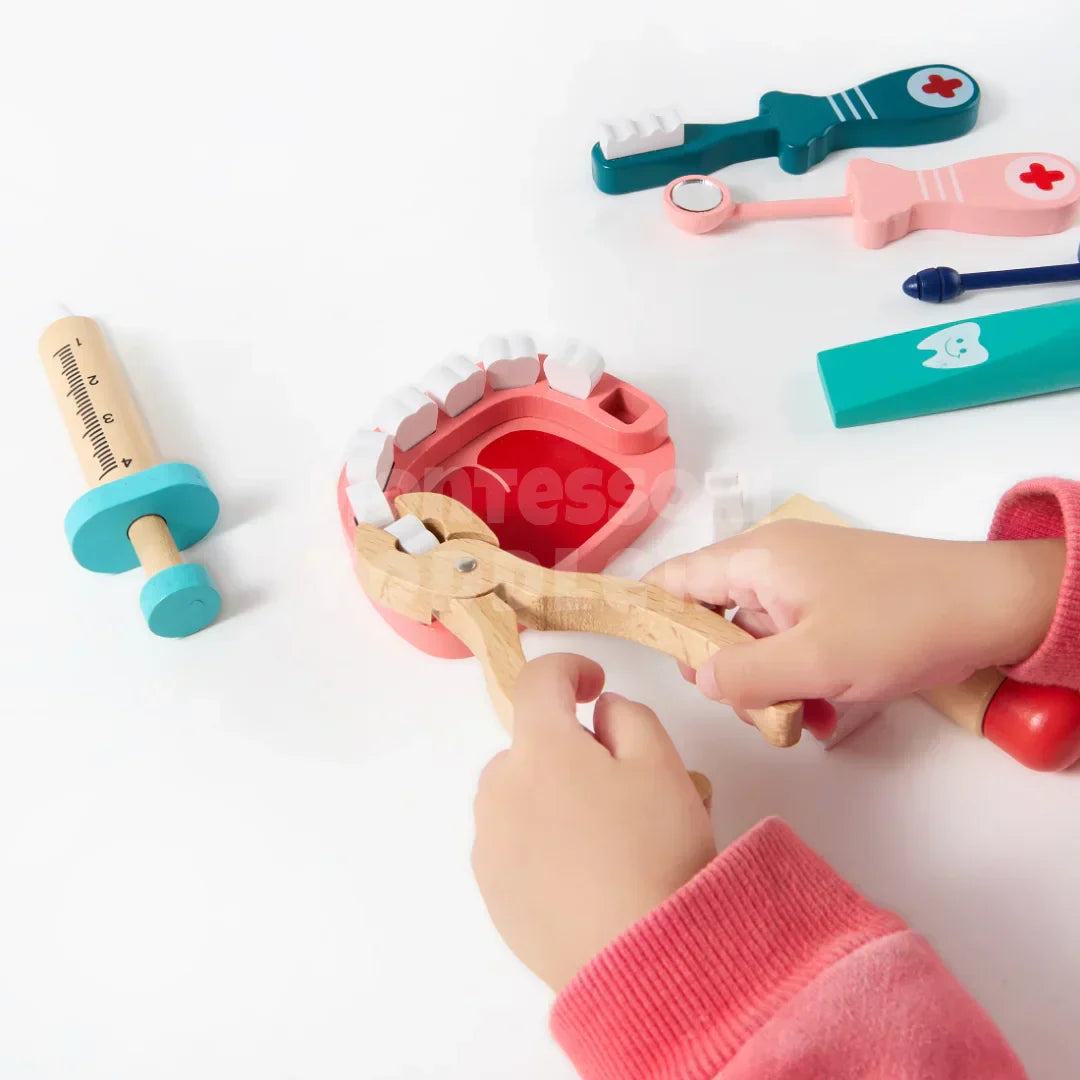 Toddlers Wooden Doctor Set - Kicks & Crawls