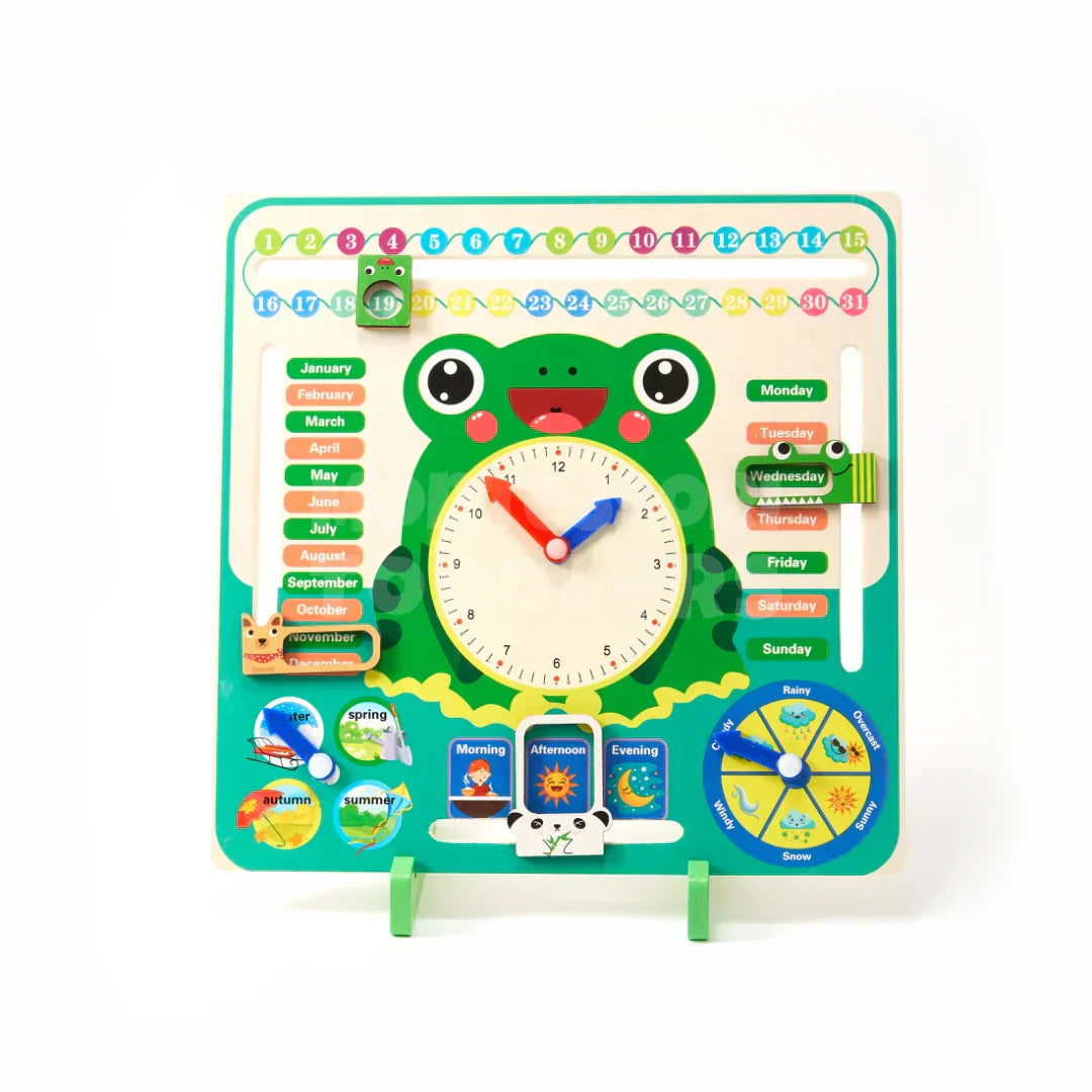 Toddlers Calendar Clock - Kicks & Crawls
