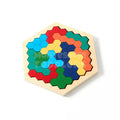 Wooden Hexagon Puzzle - Kicks & Crawls