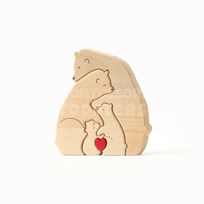 Toddlers Wooden Hugging Bears - Kicks & Crawls