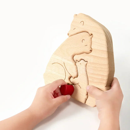 Toddlers Wooden Hugging Bears - Kicks & Crawls