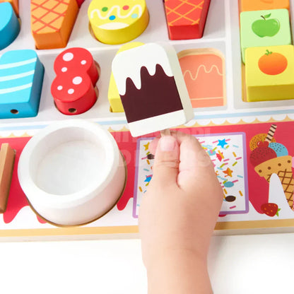 Toddlers Wooden Ice Cream Shop - Kicks & Crawls