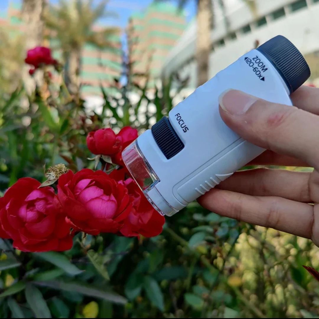 Handheld Pocket Microscope for Kids – Portable Science Toy for Learning On-the-Go