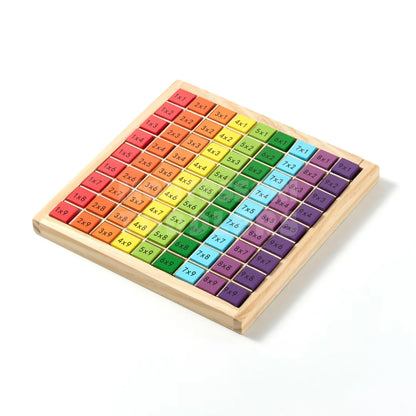 Wooden Multiplication Table Board - Kicks & Crawls