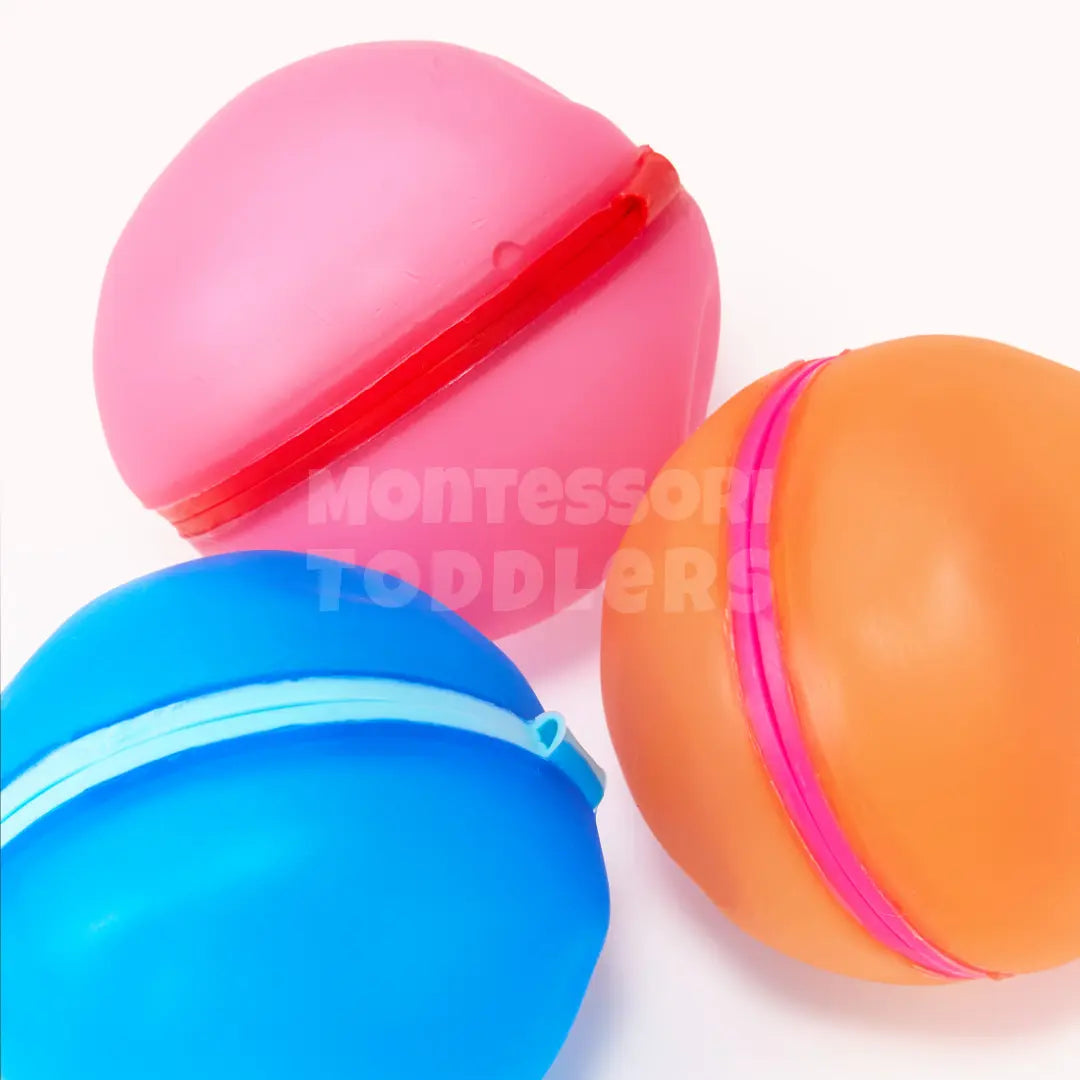 Toddlers Fun Reusable Water Balloons -  Endless fun! - Kicks & Crawls