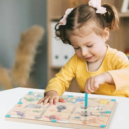 Toddlers Magnetic Dinosaur Maze – Learn Counting and Colors! - Kicks & Crawls
