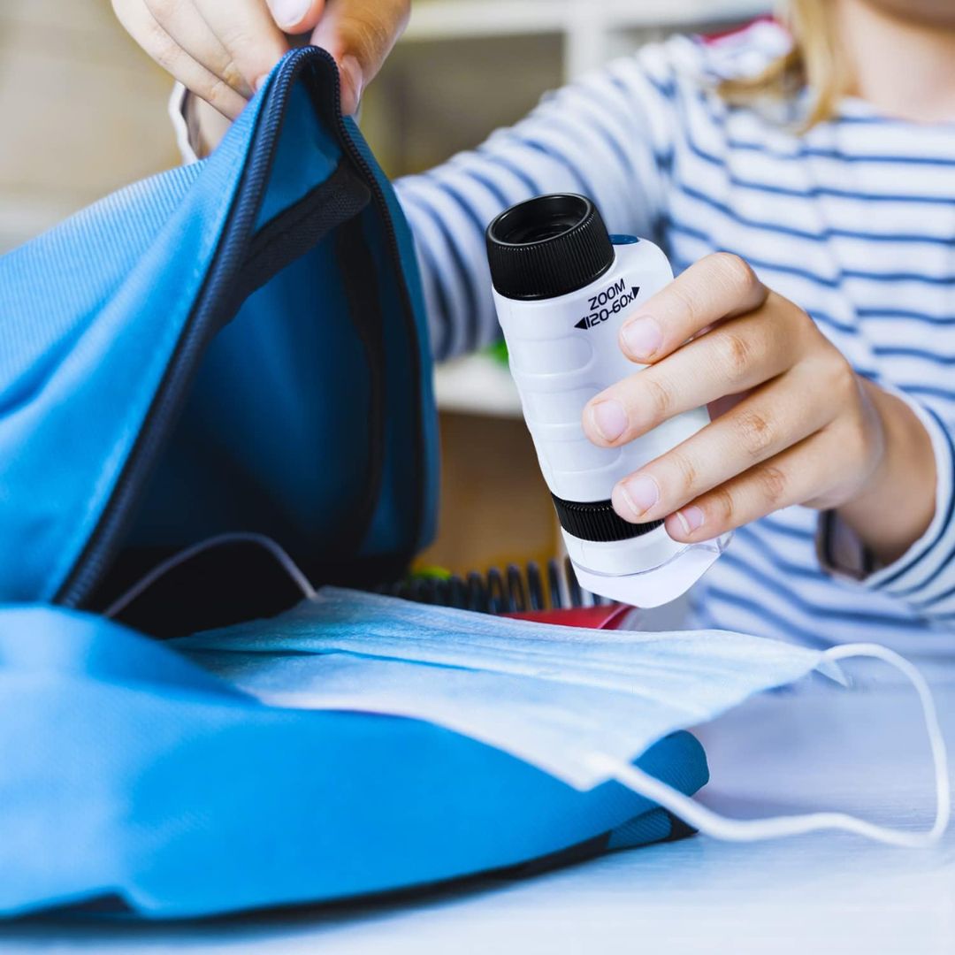 Handheld Pocket Microscope for Kids – Portable Science Toy for Learning On-the-Go
