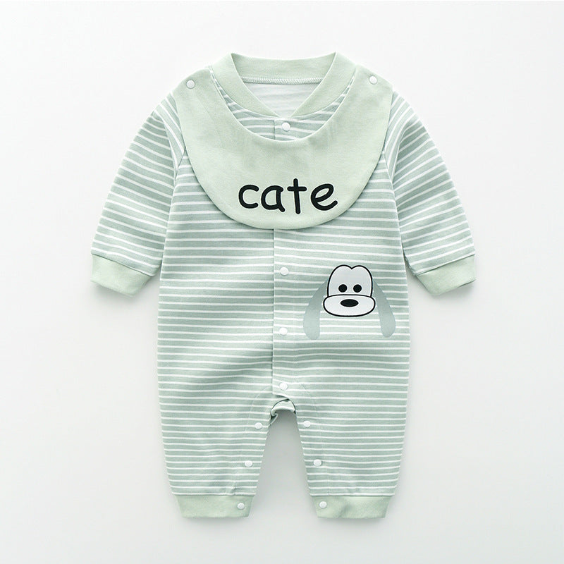 Baby Pajamas Cotton Short-sleeved Princess One-piece