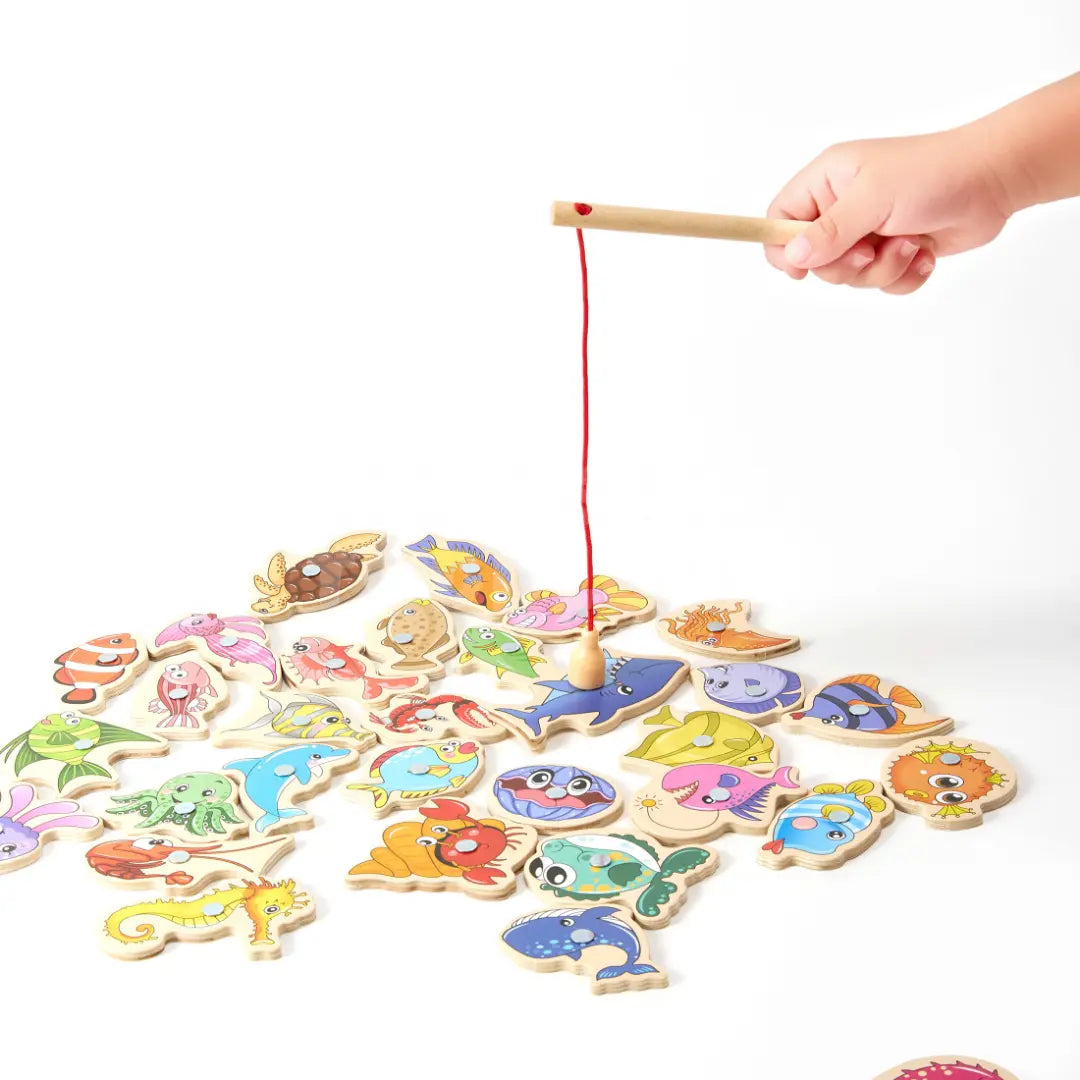 Toddlers Fishing Toy - Discovering and enjoying every catch! - Kicks & Crawls