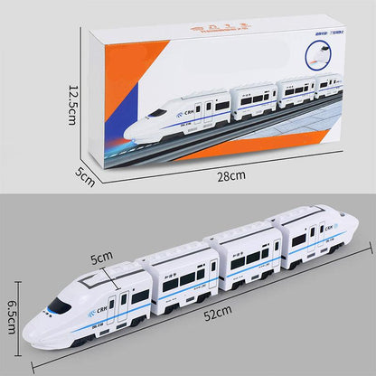 Colorful Chain Train Toy with Linking Carriages in Sets of Three, Four or Five