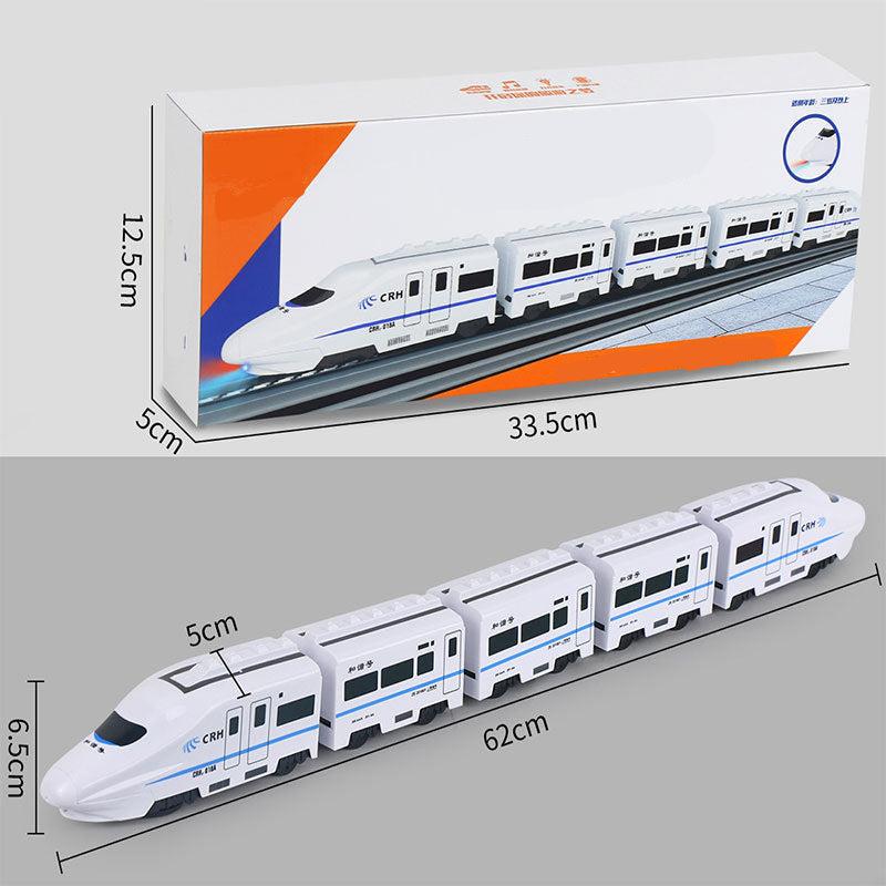 Colorful Chain Train Toy with Linking Carriages in Sets of Three, Four or Five
