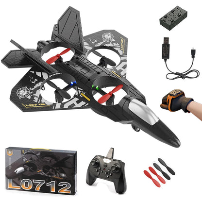 RC Fighter Drone | Quad Motor Gravity Sensor Aircraft
