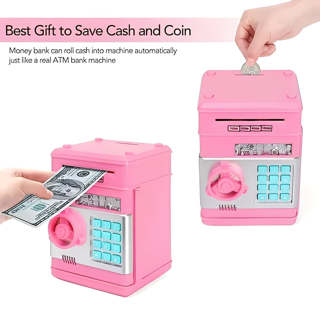 Kids Electronic Piggy Bank with Password Lock and Coin Slot