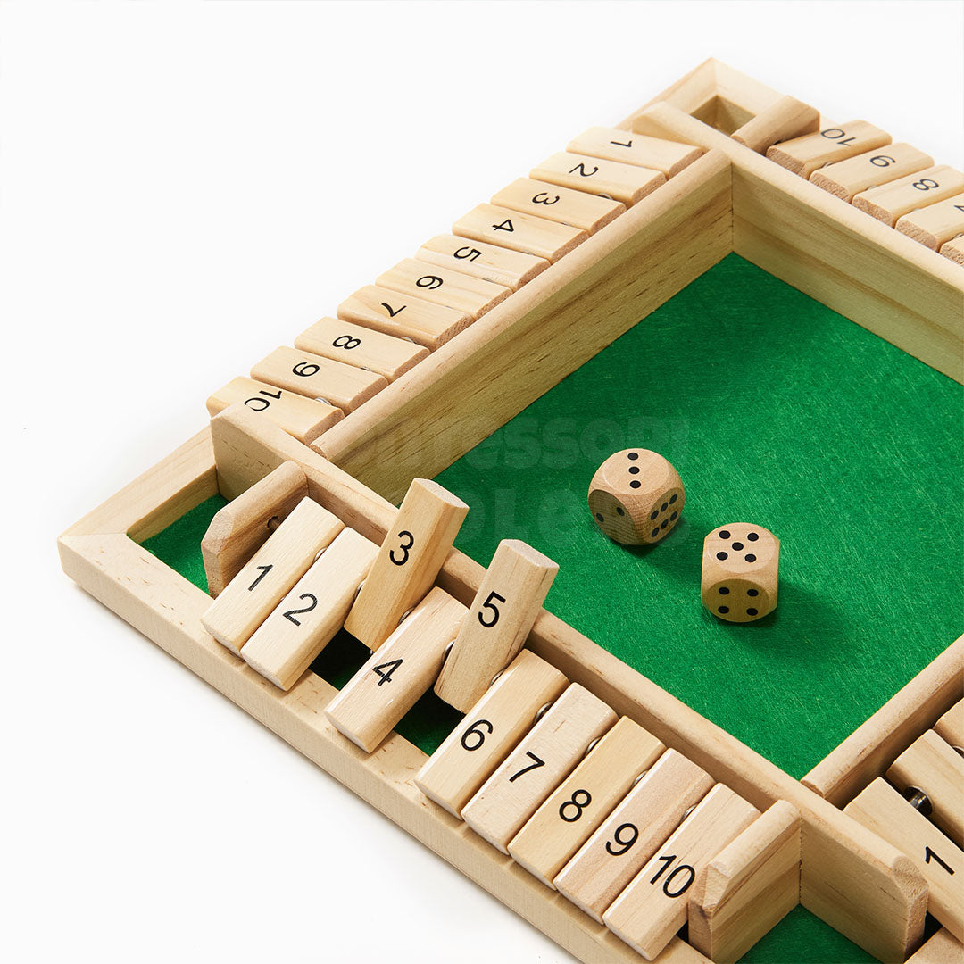 Shut the Box Dice Game – Promotes math skills - Kicks & Crawls