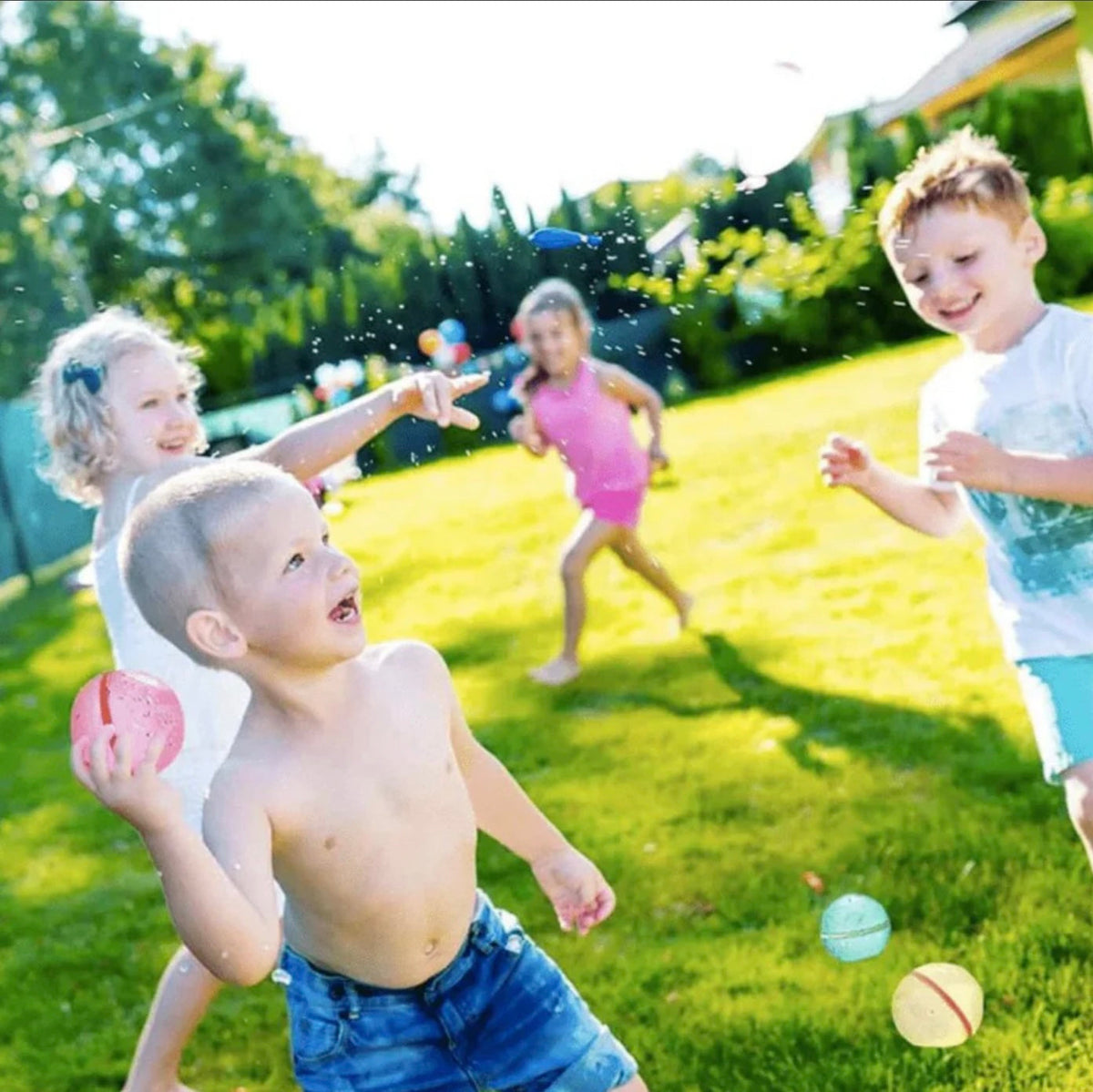 Toddlers Fun Reusable Water Balloons -  Endless fun! - Kicks & Crawls
